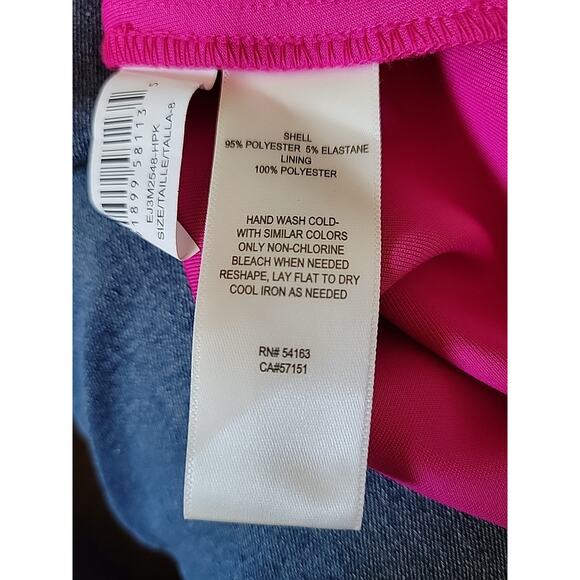 Eliza J Pink Long Formal Women's Gown Size 8 - Picture 8 of 14